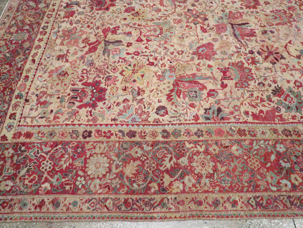 Antique Persia Mahal Carpet, No.22426 - Staging