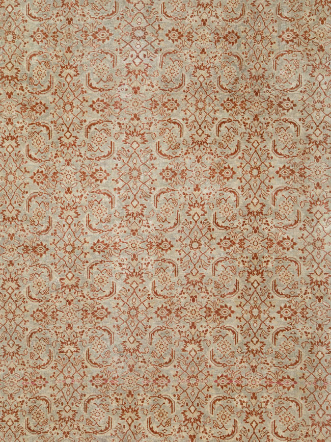 Antique Persian Tabriz Carpet, No.22429 - Staging