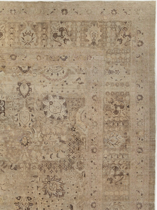 Antique Persian Tabriz Carpet, No.22431 - Staging