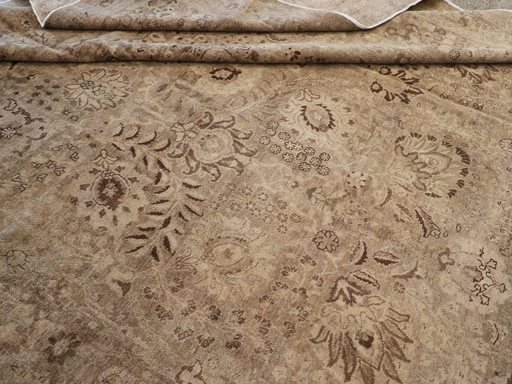 Antique Persian Tabriz Carpet, No.22431 - Staging