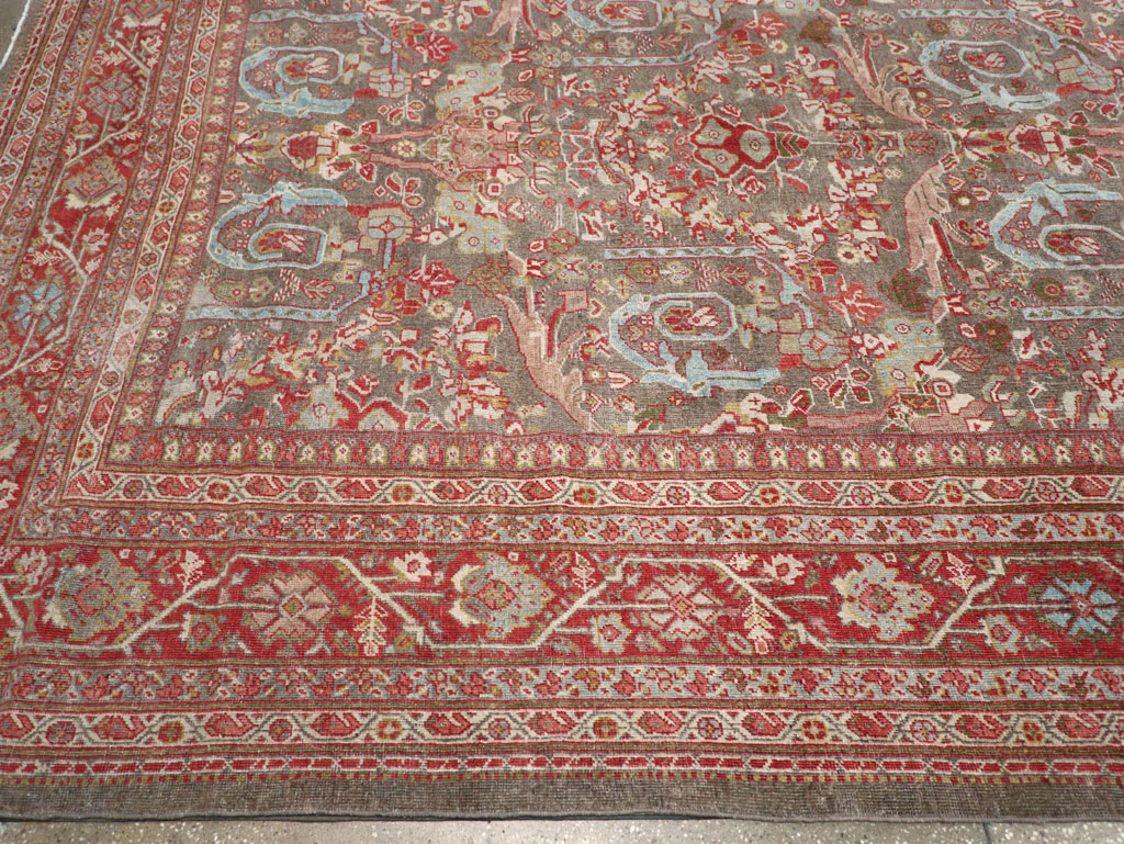 Antique Persian Mahal Carpet, No.22436 - Staging