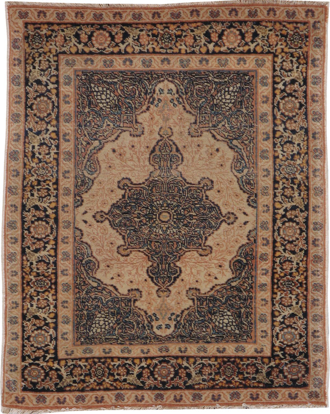 Antique Persian Tabriz Hagi Jalili Rug, No.22440 - Staging