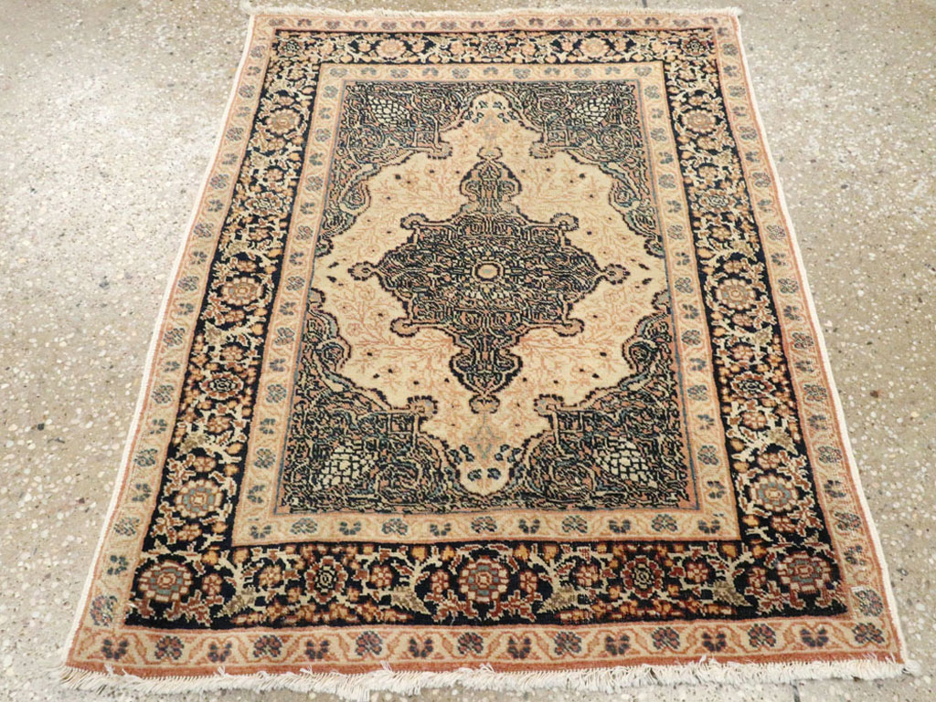 Antique Persian Tabriz Hagi Jalili Rug, No.22440 - Staging