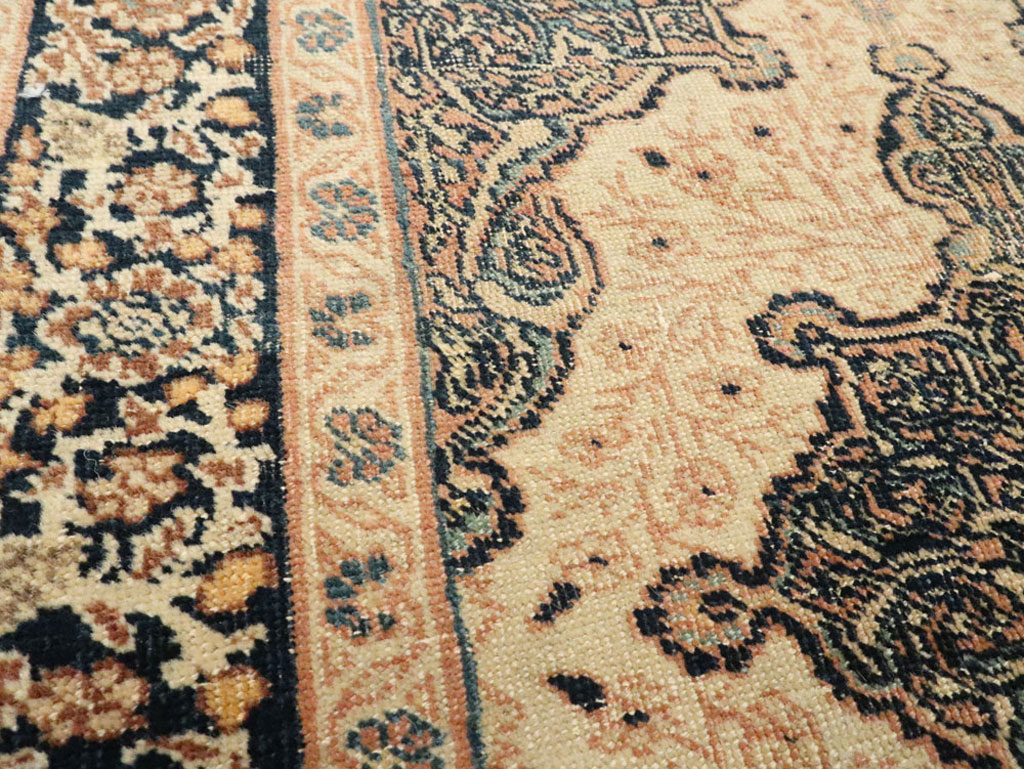 Antique Persian Tabriz Hagi Jalili Rug, No.22440 - Staging