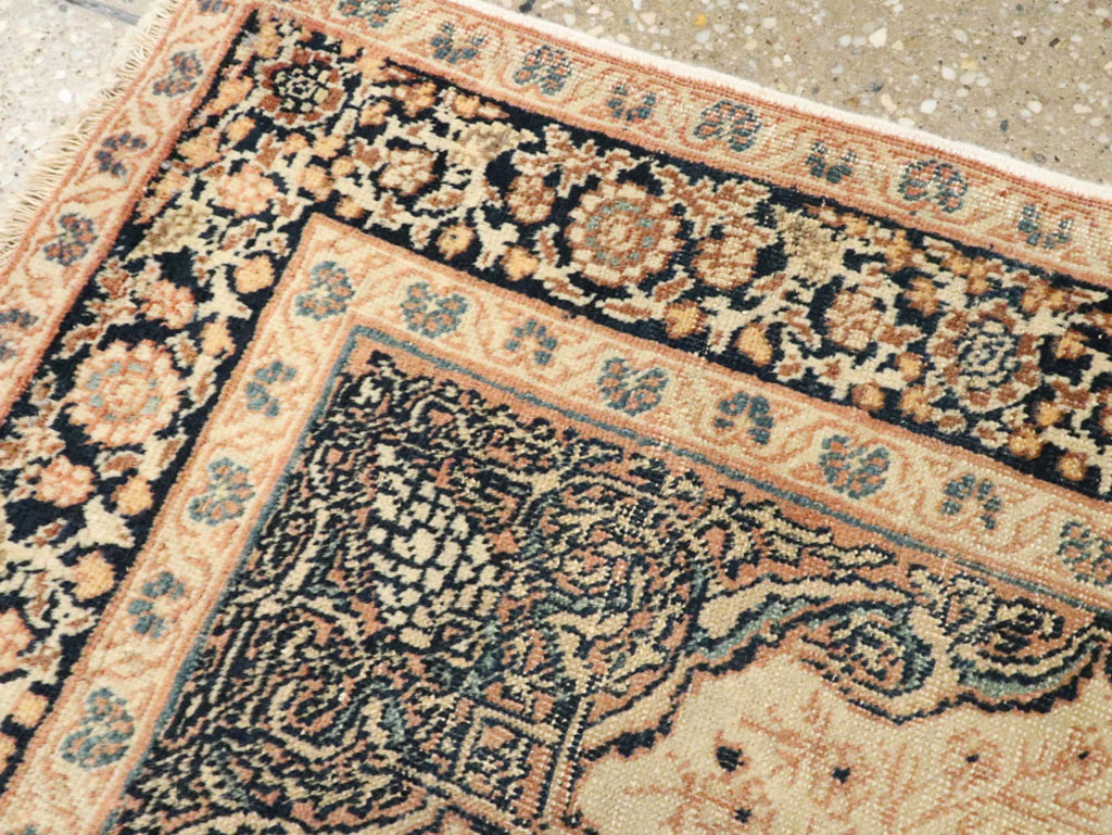 Antique Persian Tabriz Hagi Jalili Rug, No.22440 - Staging