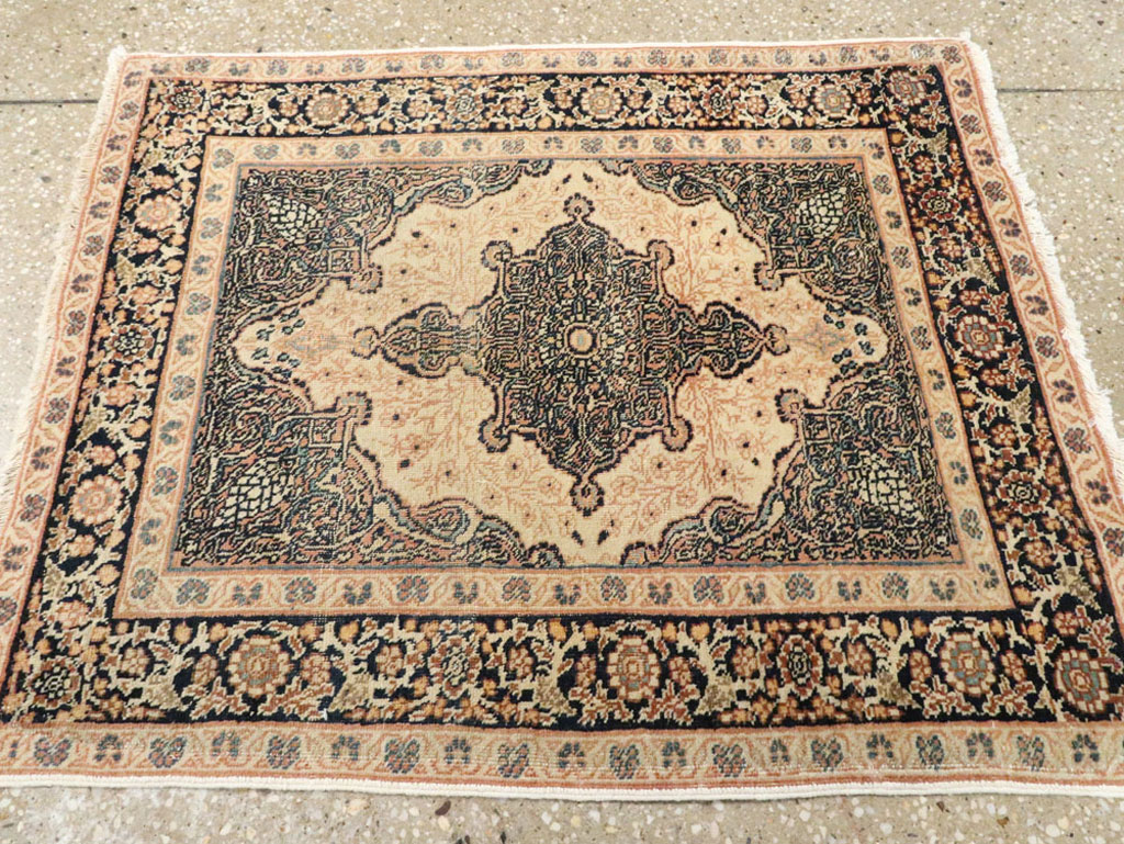 Antique Persian Tabriz Hagi Jalili Rug, No.22440 - Staging