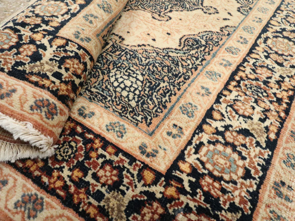 Antique Persian Tabriz Hagi Jalili Rug, No.22440 - Staging