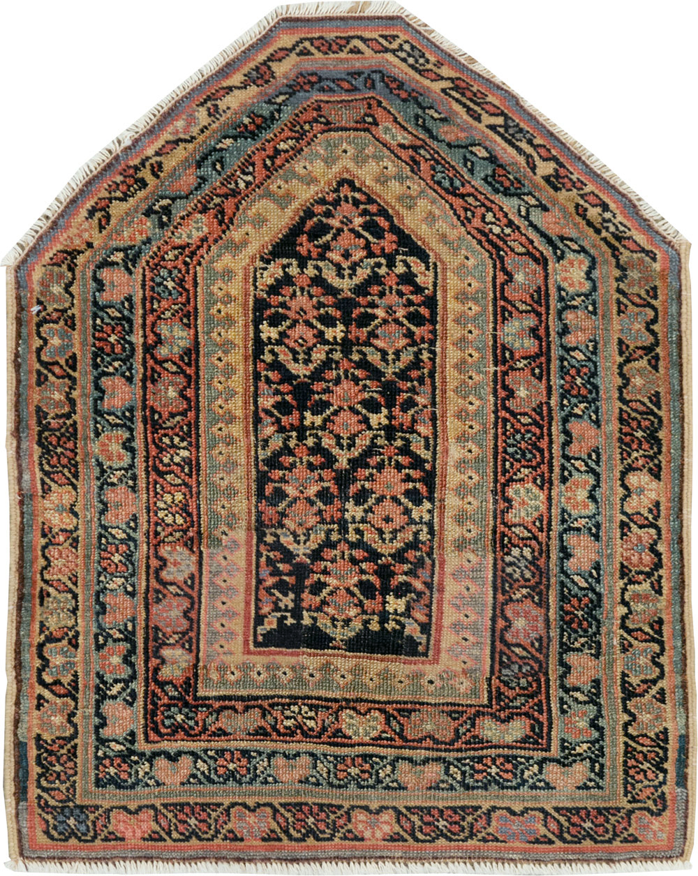 Antique Persian Bidjar Rug, No.22441 - Staging