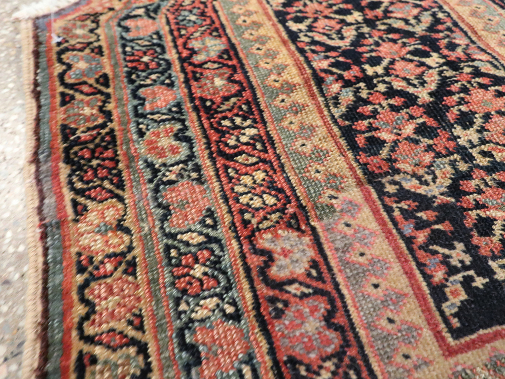 Antique Persian Bidjar Rug, No.22441 - Staging