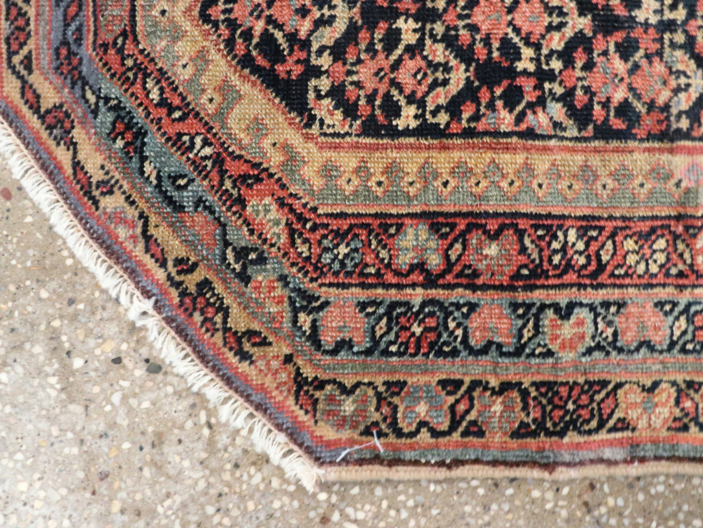 Antique Persian Bidjar Rug, No.22441 - Staging