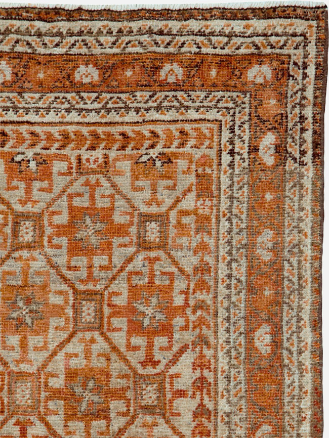 Vintage Persian Baluch Rug, No.22444 - Staging
