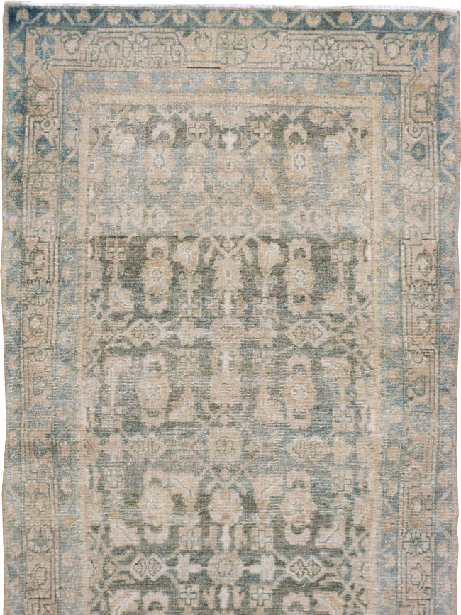 Vintage Persian Malayer Runner, No.22449 - Staging