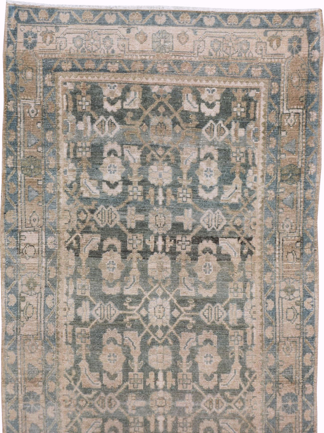 Vintage Persian Malayer Runner, No.22449 - Staging