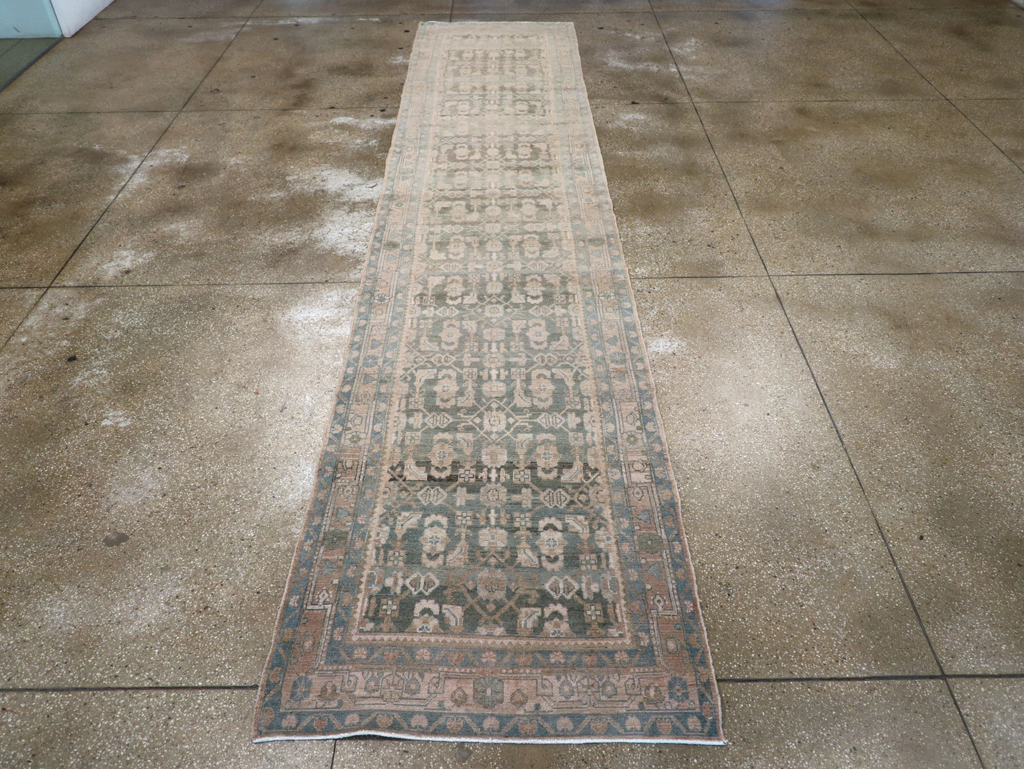 Vintage Persian Malayer Runner, No.22449 - Staging