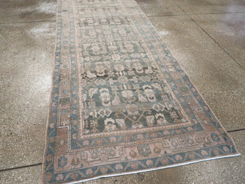 Vintage Persian Malayer Runner, No.22449 - Staging