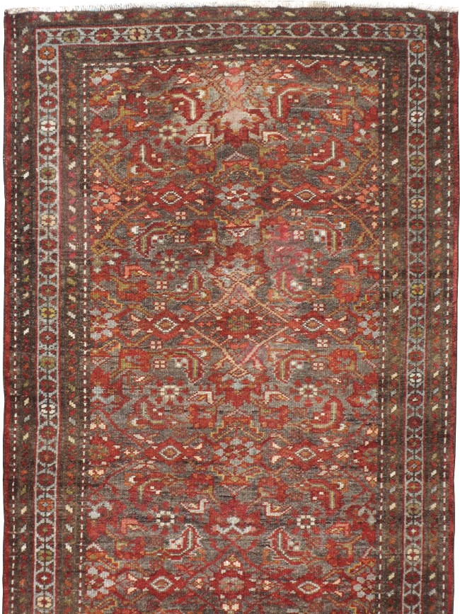 Vintage Persian Malayer Runner, No.22450 - Staging
