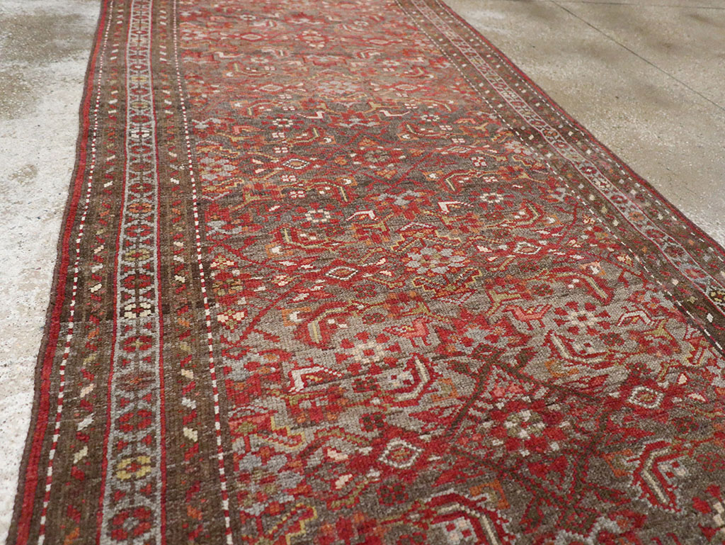 Vintage Persian Malayer Runner, No.22450 - Staging