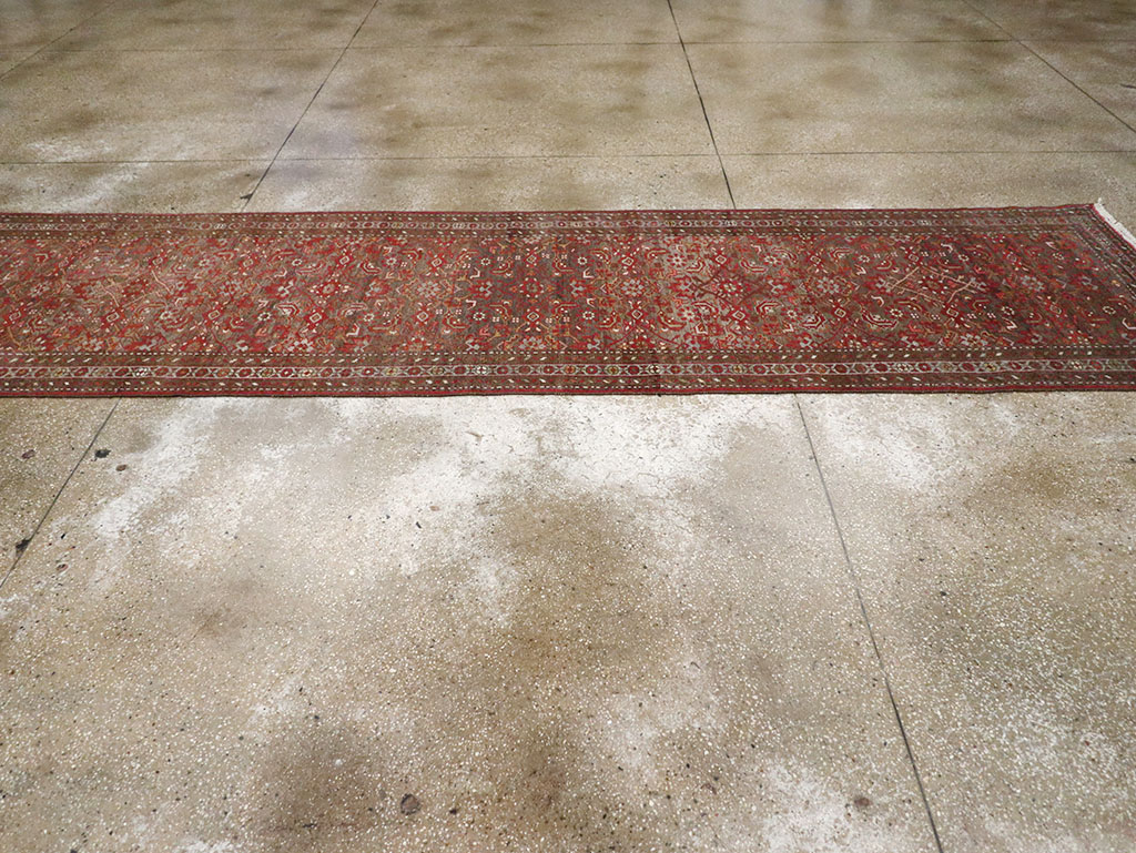 Vintage Persian Malayer Runner, No.22450 - Staging