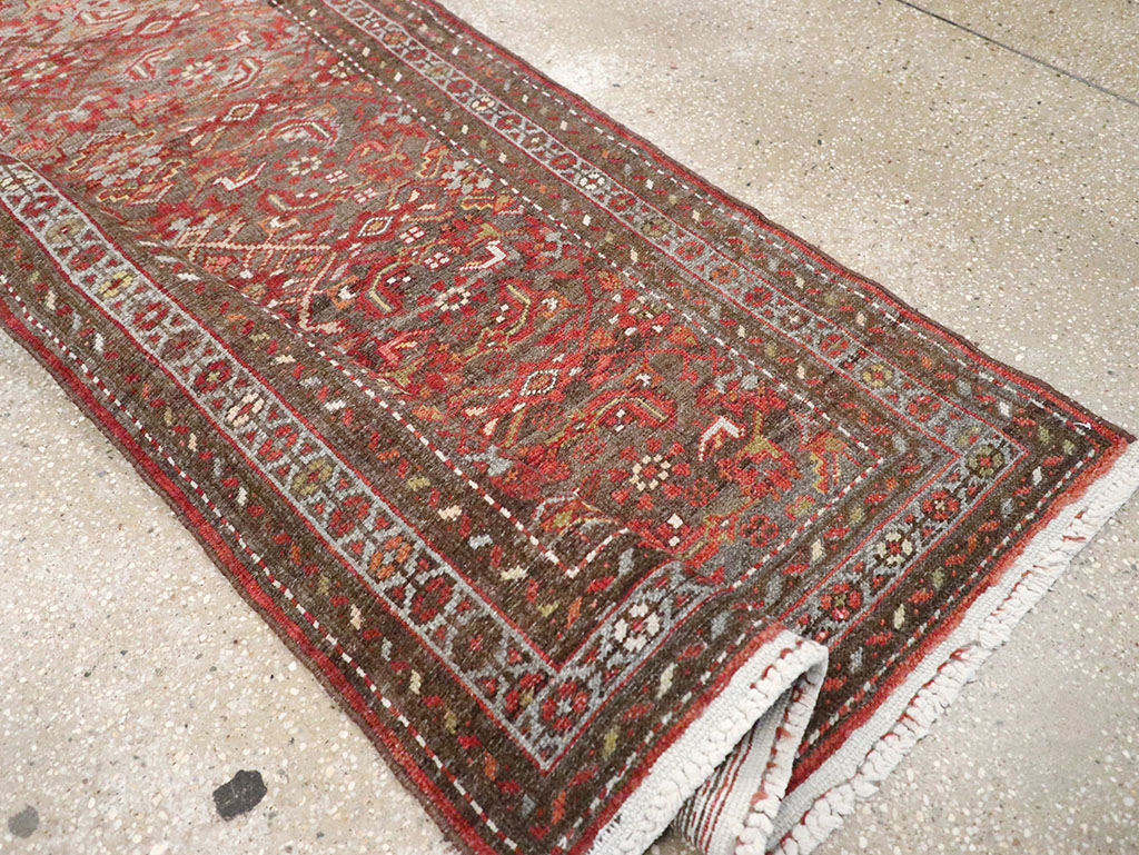 Vintage Persian Malayer Runner, No.22450 - Staging