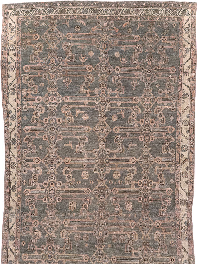 Vintage Persian Malayer Long Runner, No.22459 - Staging