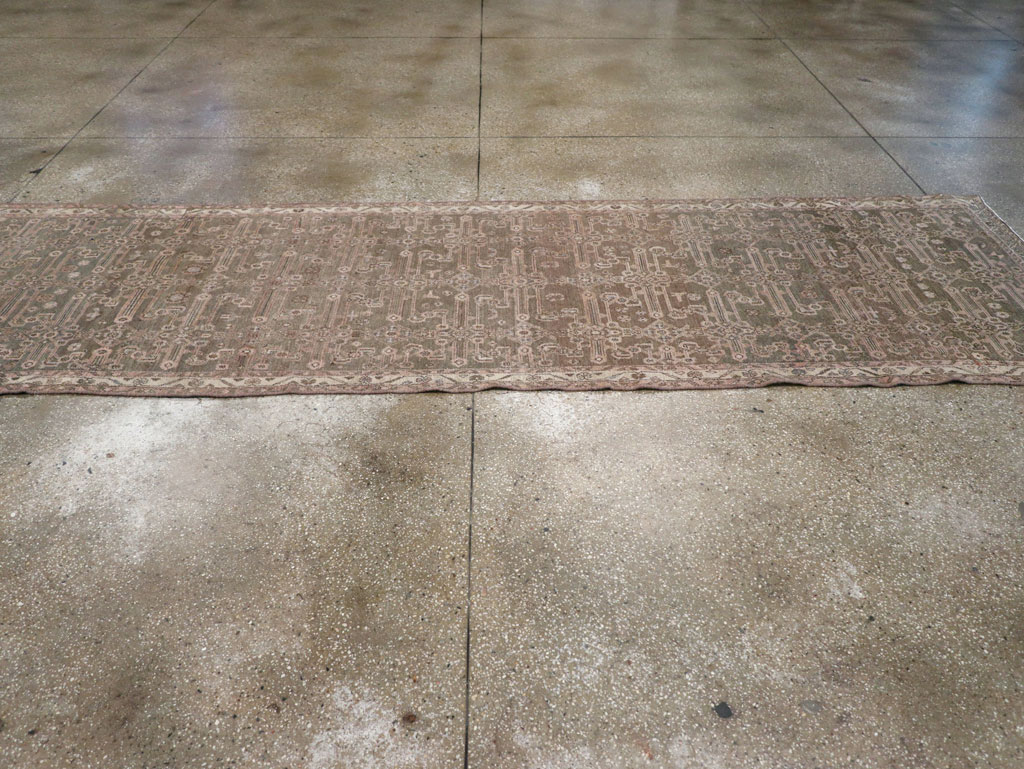 Vintage Persian Malayer Long Runner, No.22459 - Staging