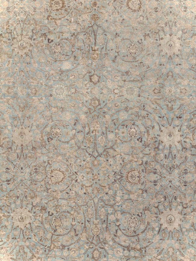 Antique Persian Oversize Tabriz Carpet, No.22460 - Staging