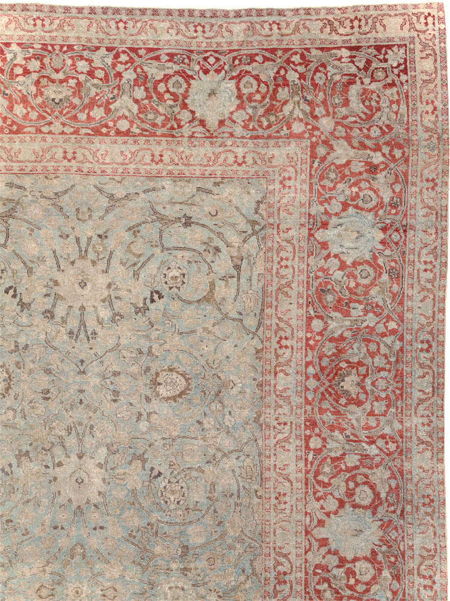 Antique Persian Oversize Tabriz Carpet, No.22460 - Staging