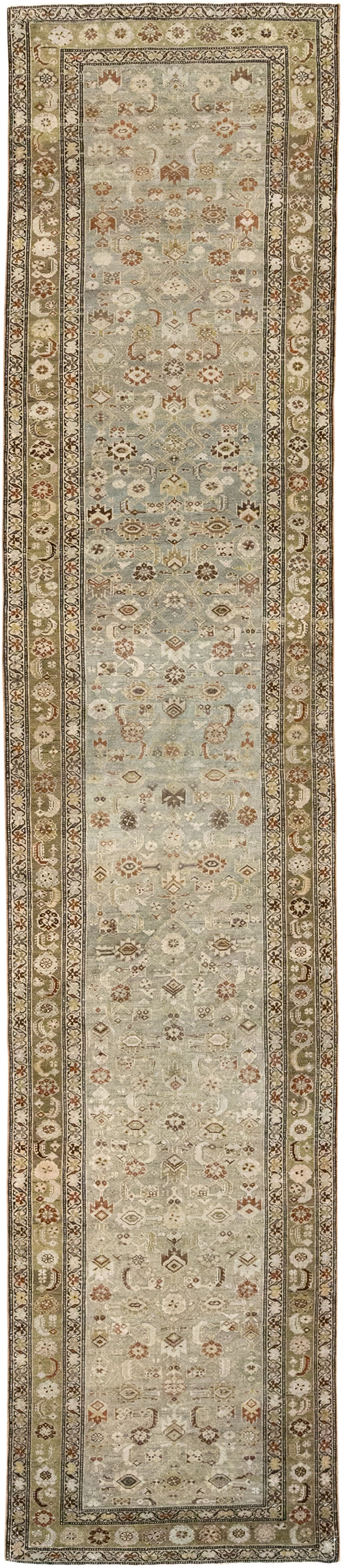 Vintage Persian Malayer Runner, No.22465 - Staging