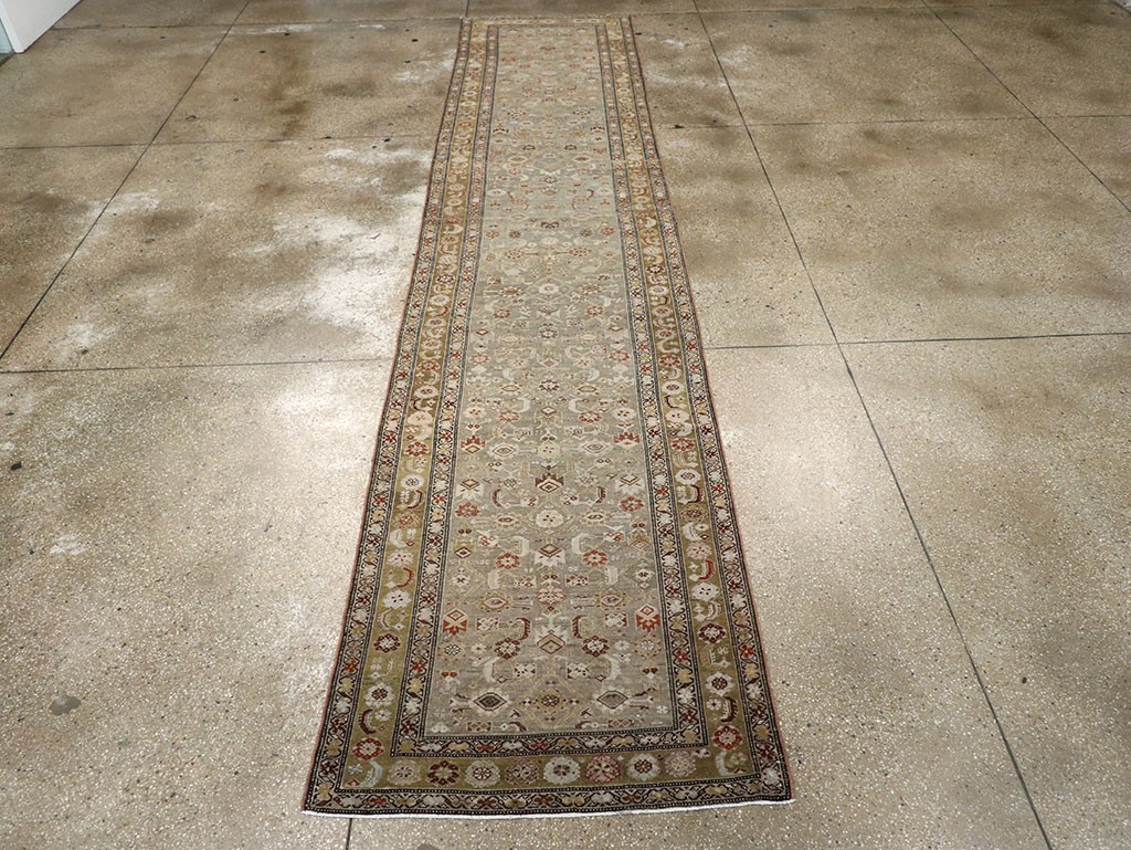 Vintage Persian Malayer Runner, No.22465 - Staging
