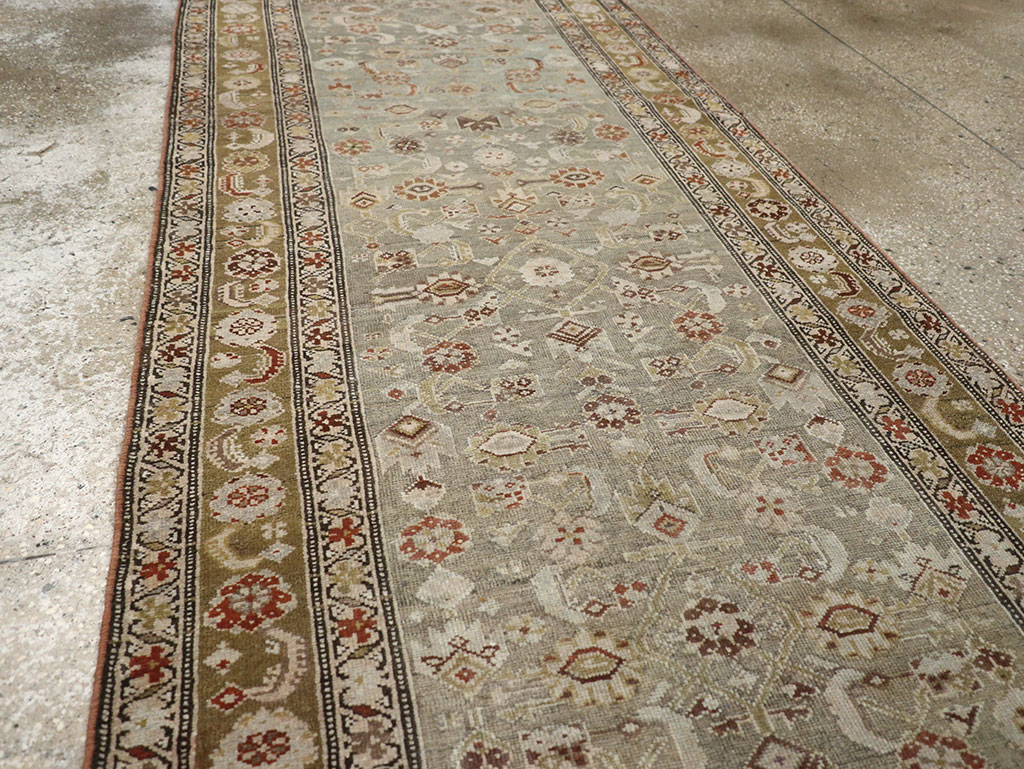 Vintage Persian Malayer Runner, No.22465 - Staging