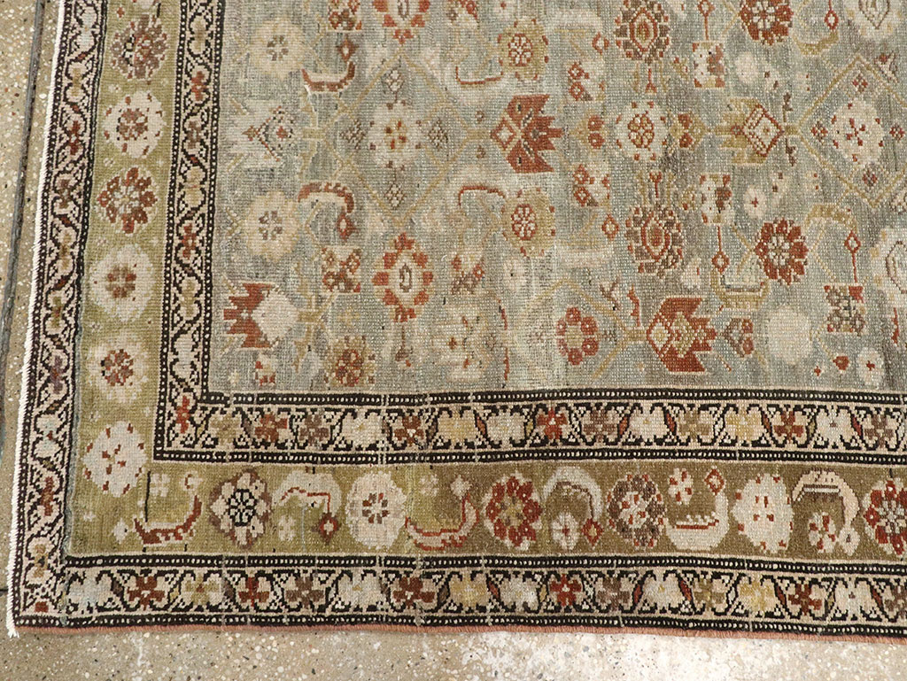 Vintage Persian Malayer Runner, No.22465 - Staging