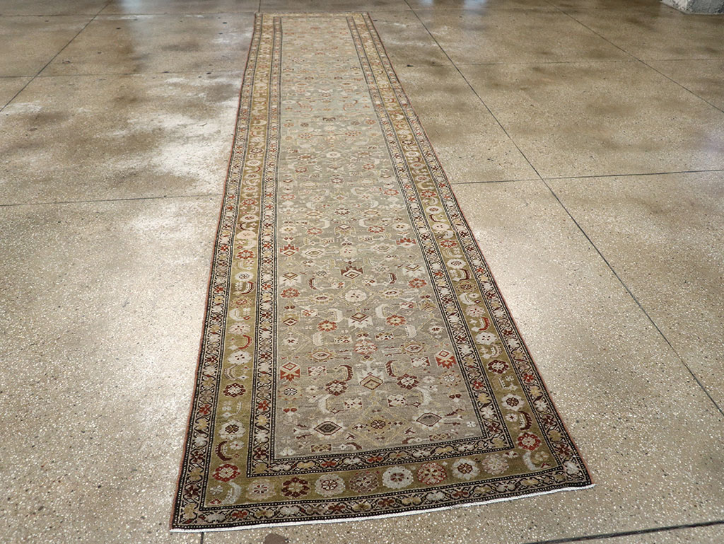 Vintage Persian Malayer Runner, No.22465 - Staging