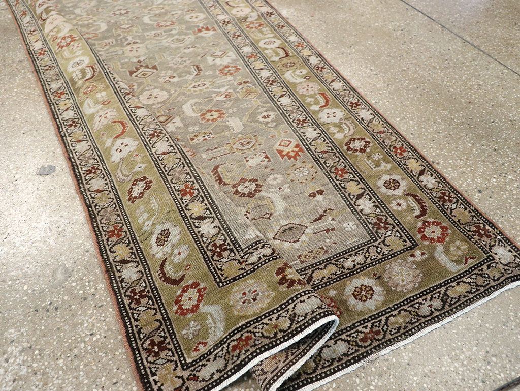 Vintage Persian Malayer Runner, No.22465 - Staging