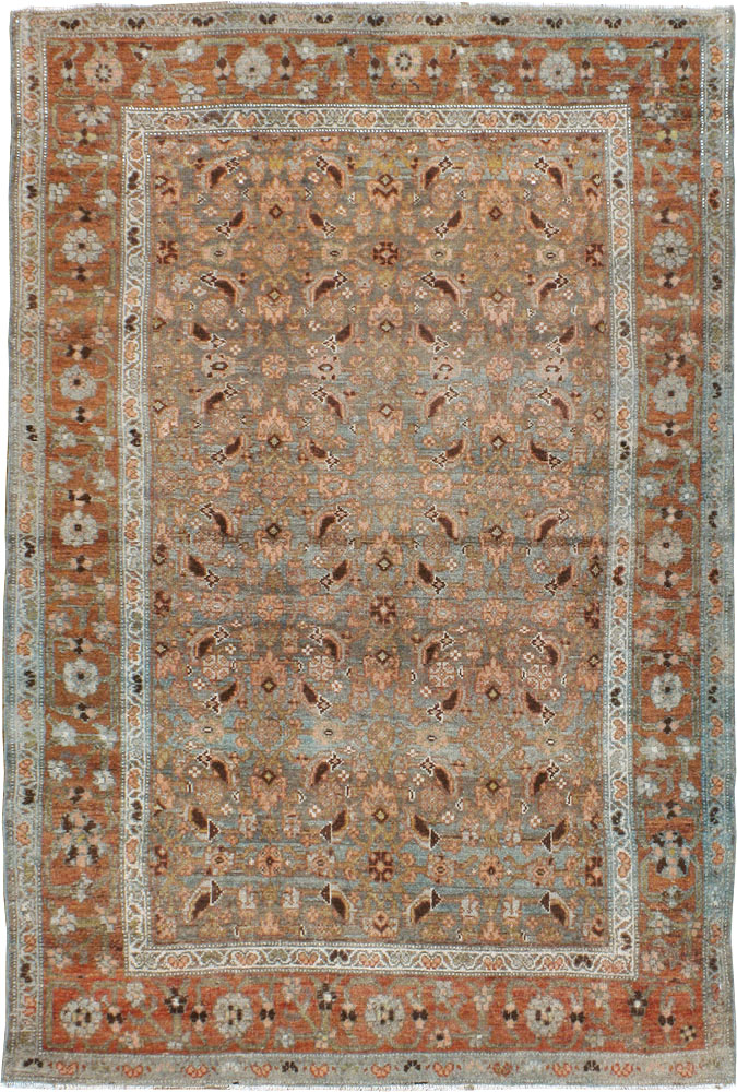Antique Persian Bidjar Rug, No.22472 - Staging