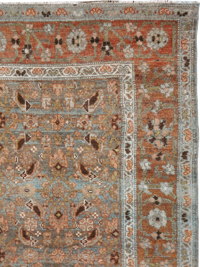 Antique Persian Bidjar Rug, No.22472 - Staging