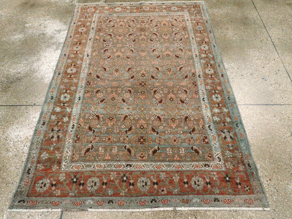 Antique Persian Bidjar Rug, No.22472 - Staging