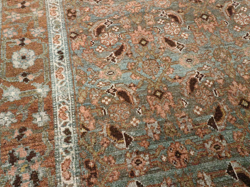 Antique Persian Bidjar Rug, No.22472 - Staging