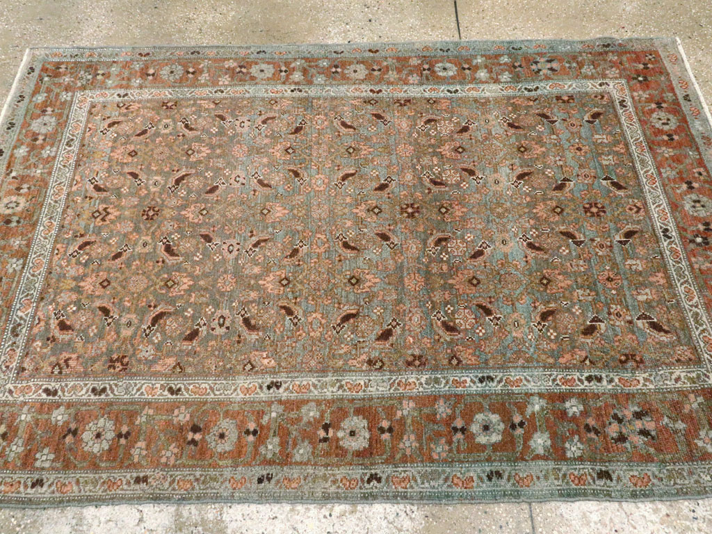 Antique Persian Bidjar Rug, No.22472 - Staging