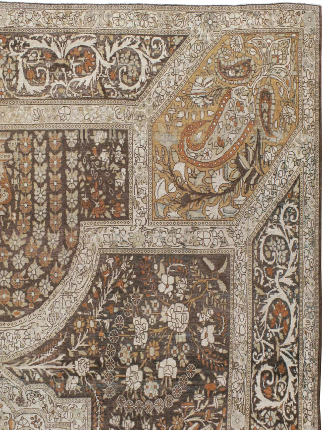 Antique Persian Yazd Carpet, No.22473 - Staging