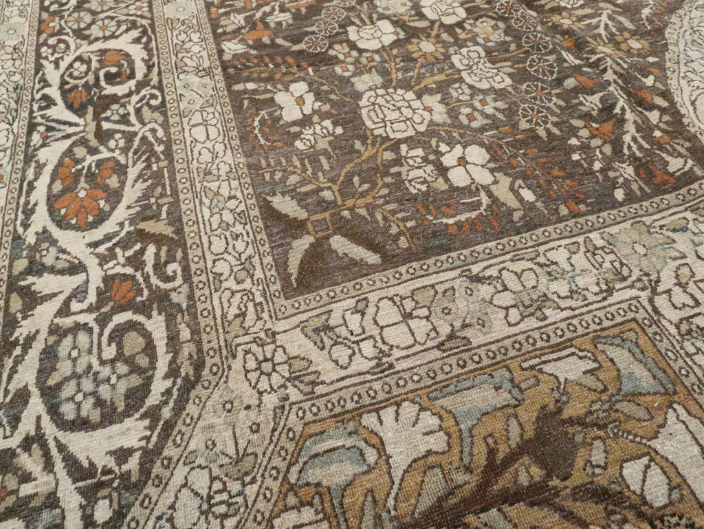 Antique Persian Yazd Carpet, No.22473 - Staging