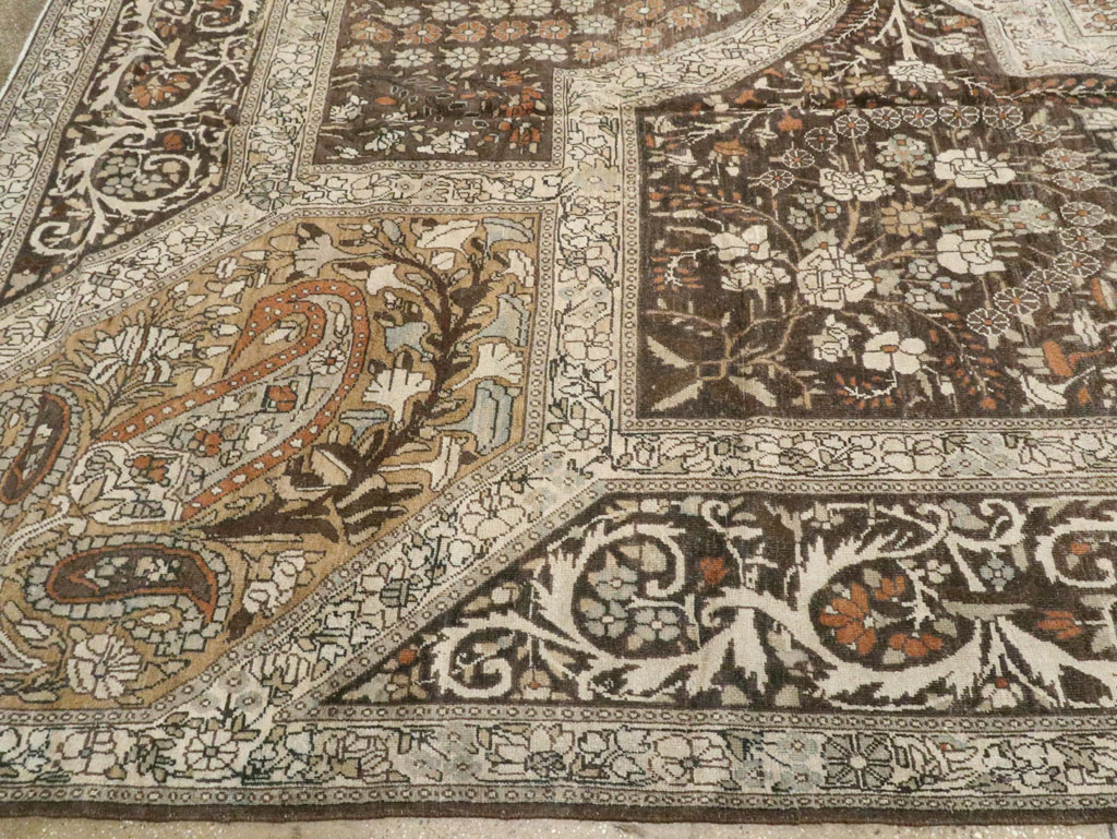 Antique Persian Yazd Carpet, No.22473 - Staging