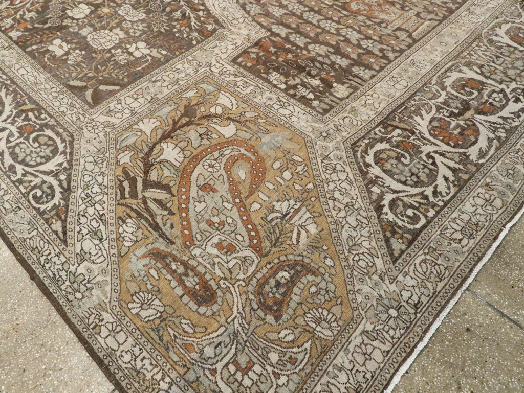 Antique Persian Yazd Carpet, No.22473 - Staging