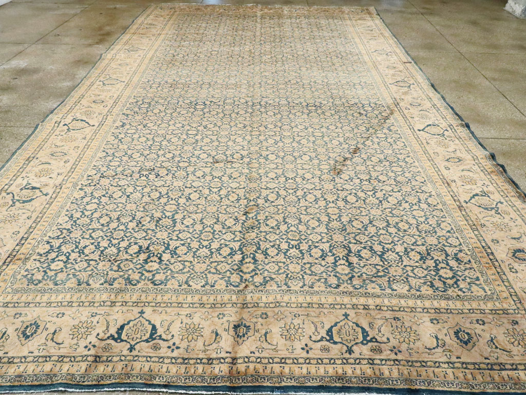 Antique Persian Mahal Carpet, No.22475 - Staging