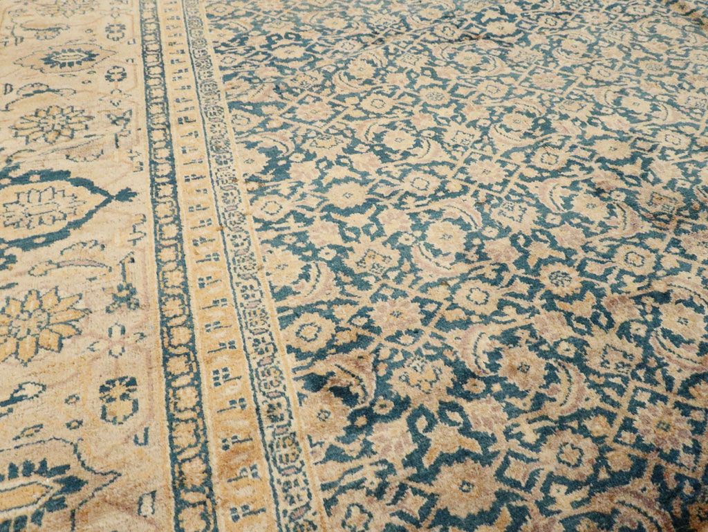 Antique Persian Mahal Carpet, No.22475 - Staging