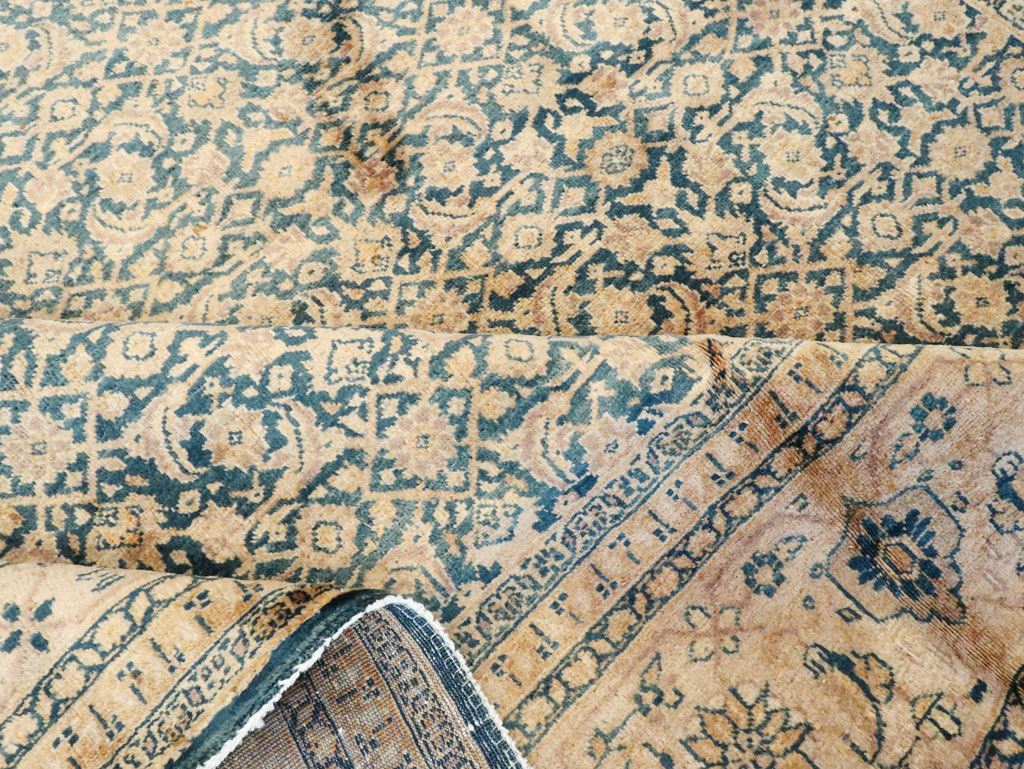 Antique Persian Mahal Carpet, No.22475 - Staging