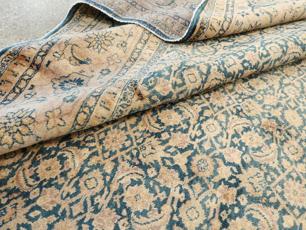 Antique Persian Mahal Carpet, No.22475 - Staging