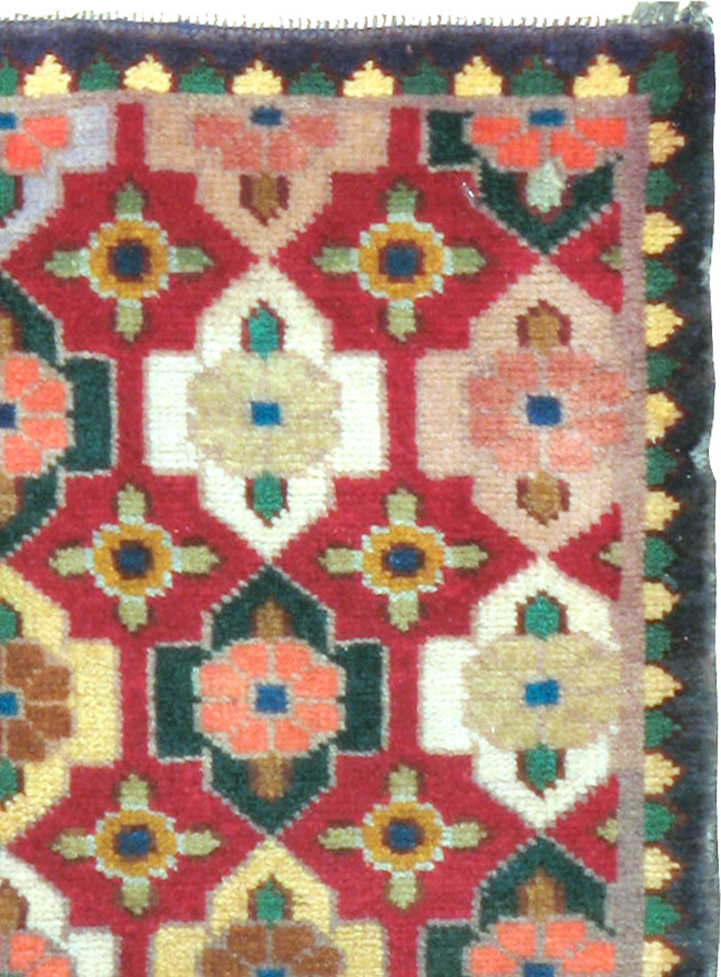 Vintage Persian Tabriz Rug (Pair: 1 of 2), No.22477 - Staging