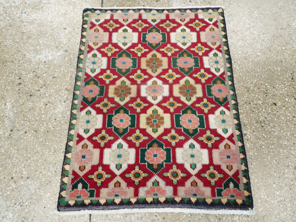 Vintage Persian Tabriz Rug (Pair: 1 of 2), No.22477 - Staging