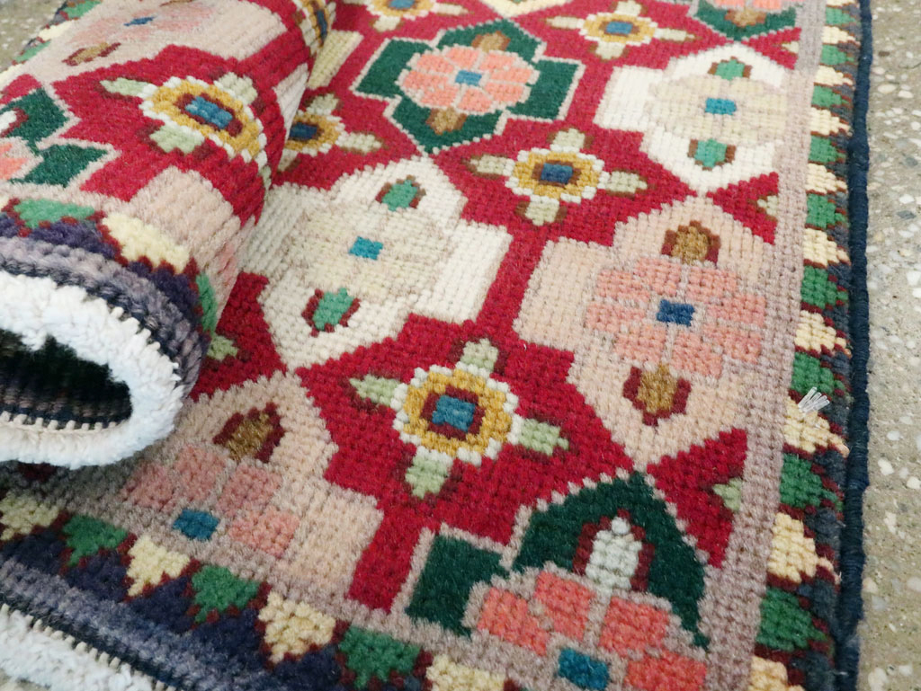 Vintage Persian Tabriz Rug (Pair: 1 of 2), No.22477 - Staging