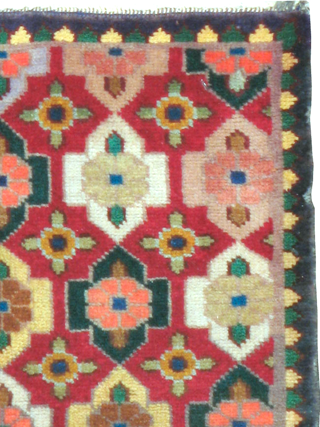 Vintage Persian Tabriz Rug (Pair: 2 of 2), No.22478 - Staging